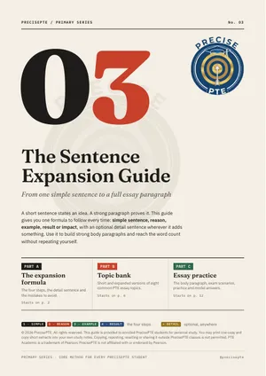 Cover of The Sentence Expansion Guide
